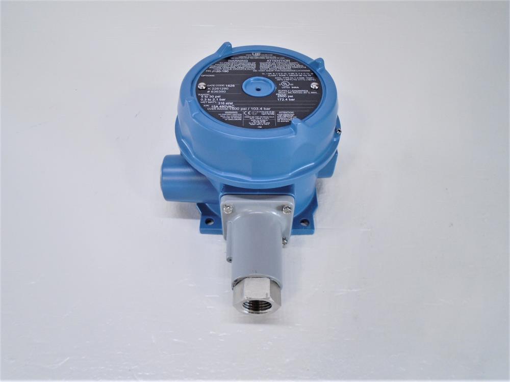 United Electric 5 to 30 PSI Pressure Switch J120190